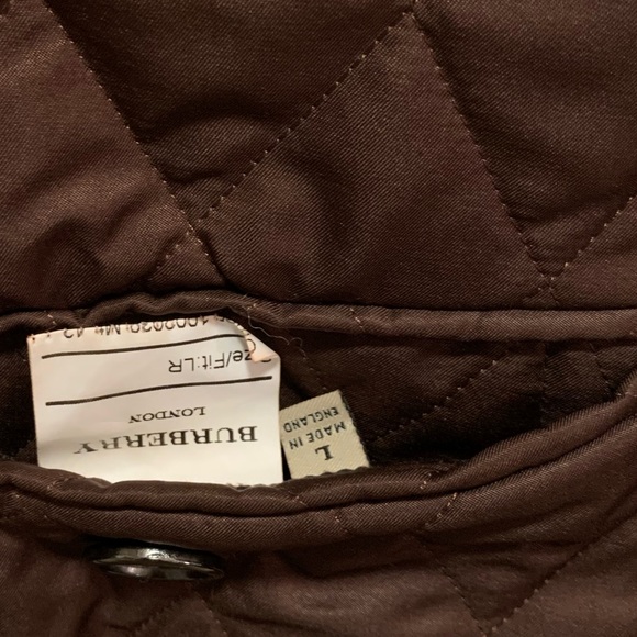 BURBERRY LONDON Women’s Brown Quilted Jacket Size: Large - Picture 5 of 14